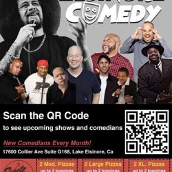 Elsinore Comedy - Scan Qr to see upcoming comedians at the new comedy club