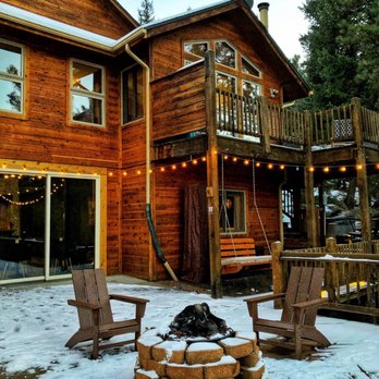 Juniper Lodge & Treehouses - Deck - Hotels Near Me - Evergreen, Colorado Juniper Lodge & Treehouses - Deck - Hotels Near Me - Evergreen, Colorado