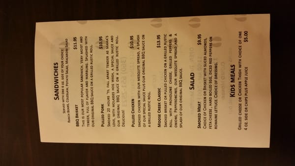 Menu photo 6 Moose Creek BBQ Arlington, WA Menu photo 6 Moose Creek BBQ Arlington, WA