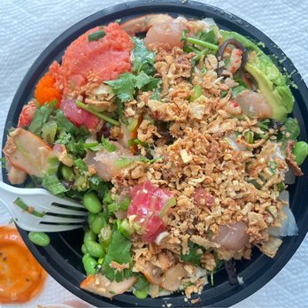 Oke Poke - Medium Bowl - 3 Scoops - Poke Near Me - Walnut Creek, California Oke Poke - Medium Bowl - 3 Scoops - Poke Near Me - Walnut Creek, California