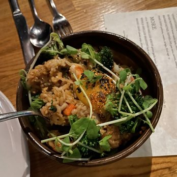 Trust - Kimchi Fried Rice - super salty that we sent it back - New American Near Me - San Diego, California
