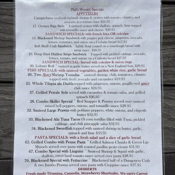 Phil's Fish Market & Eatery - Menu 3/28/26 - Seafood Near Me - Castroville, California Phil's Fish Market & Eatery - Menu 3/28/26 - Seafood Near Me - Castroville, California
