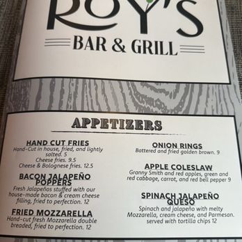 Roy's Bar and Grill - Appetizers - Bars Near Me - Carson City, Nevada Roy's Bar and Grill - Appetizers - Bars Near Me - Carson City, Nevada
