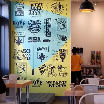 Stoned Pizza Kitchen - Instagram Wall (inside) - Pizza Near Me - Stone Mountain, Georgia