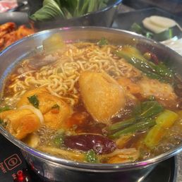 Szechuan spicy broth. Szechuan spicy broth.