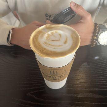 Medina River Coffee - Honey lavender latte - Coffee & Tea Near Me - San Antonio, Texas