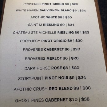 The Goat Hilliard - Wine List - Bars Near Me - Hilliard, Ohio