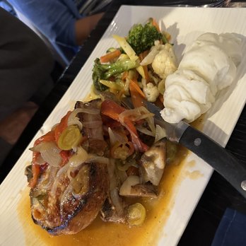 IL Gabbiano - Cannot get over these insane portions. Pork chop (double dinner!) - Italian Near Me - New Haven, Connecticut