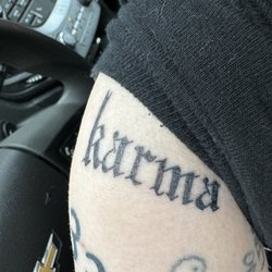 The Cardinal Skin Art & Gallery - Terrible karma tattoo done at cardinal skin