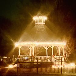 Madison Gazebo - Got this shot the other night when it was raining. It looks so beautiful this time of year.