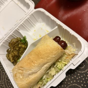 NoNo's Cafe - Hot Sausage Po-Boy - Southern Near Me - Littleton, Colorado NoNo's Cafe - Hot Sausage Po-Boy - Southern Near Me - Littleton, Colorado