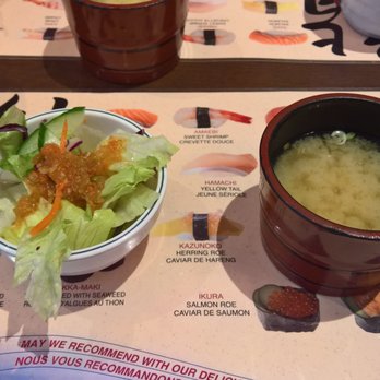 Sakura Sushi - Salad and Miso you get with the bento boxes - Japanese Near Me - Markham, Ontario Sakura Sushi - Salad and Miso you get with the bento boxes - Japanese Near Me - Markham, Ontario