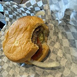 Gary's Hamburgers - Dried out cheese burger