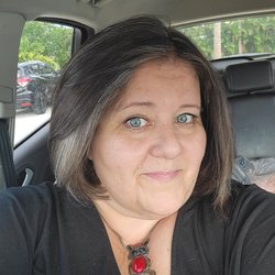 Buffy's Paradise Salon - Beautiful blending of my natural hair color and the gray coming in!