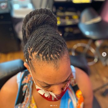 Loc'd By TK - Retightening with a braided up ponytail ! - Hair Stylists Near Me - Tolleson, Arizona Loc'd By TK - Retightening with a braided up ponytail ! - Hair Stylists Near Me - Tolleson, Arizona