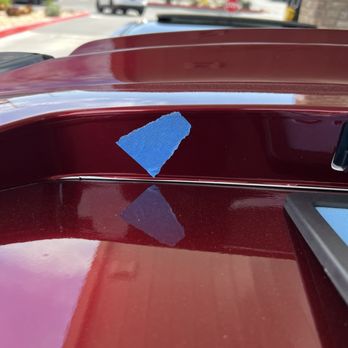 Dipped Auto Works - Told them about the white underside not being done on day 9 and rushed to slap a piece and forgot tape - Auto Detailing Near Me - Las Vegas, Nevada Dipped Auto Works - Told them about the white underside not being done on day 9 and rushed to slap a piece and forgot tape - Auto Detailing Near Me - Las Vegas, Nevada