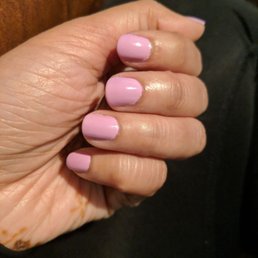 Regular manicure done by Gina