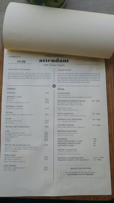Menu photo 2 The Attendant London, XGL
