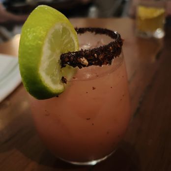 Postcards Restaurant - Polanquito cocktail which was so fresh, made with guava not overly sweet and delicious with the Aleppo pepper rim! - Seafood Near Me - Hanalei, Hawaii