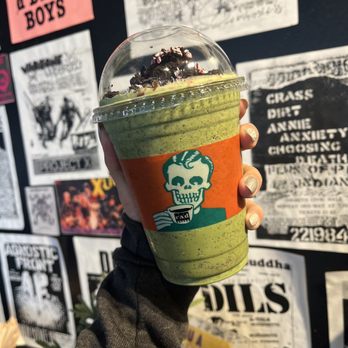 Rad Coffee - Xmas Frankie blend which is like a matcha frapp - Coffee & Tea Near Me - Covina, California