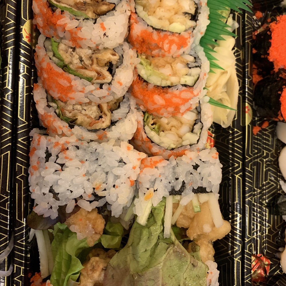 Tenzan - Spider roll and calamari roll - Japanese Near Me - Brooklyn, New York Tenzan - Spider roll and calamari roll - Japanese Near Me - Brooklyn, New York