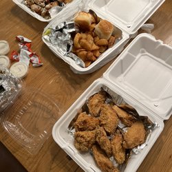 Dream Wings - OG crispy, Garlic Parmesan, and Lemon Pepper.