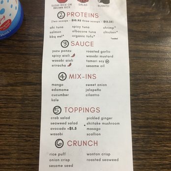 Poké Inn - Menu - Poke Near Me - New York, New York