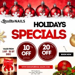 Signature Nails - Holiday Specials!