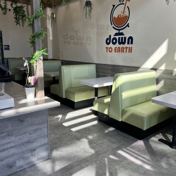 Down to earth - Indoor seating - Juice Bars & Smoothies Near Me - Corona, California Down to earth - Indoor seating - Juice Bars & Smoothies Near Me - Corona, California
