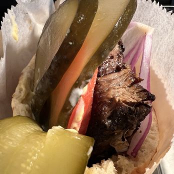 Miznon - Overnight Brisket candy pita - Sandwiches Near Me - New York, New York Miznon - Overnight Brisket candy pita - Sandwiches Near Me - New York, New York