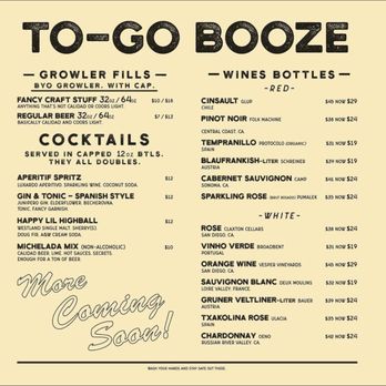 Fernside - Fernside has THE Best take out food & alcohol combinations in San Diego! Their offerings are 5-Star quality at more than reasonable prices! - Cocktail Bars Near Me - San Diego, California