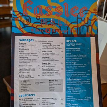 Fassler Hall - Food side of the menu - German Near Me - Oklahoma City, Oklahoma Fassler Hall - Food side of the menu - German Near Me - Oklahoma City, Oklahoma