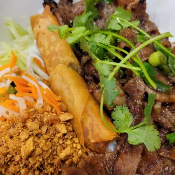 Pho Dublin - bbq grilled pork and egg roll vermicelli $15.95 - Soup Near Me - Dublin, California Pho Dublin - bbq grilled pork and egg roll vermicelli $15.95 - Soup Near Me - Dublin, California