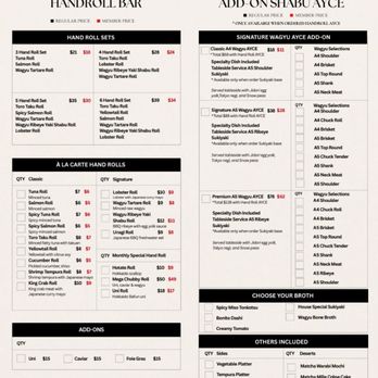 Wagyu Master - Menu - Japanese Near Me - San Jose, California Wagyu Master - Menu - Japanese Near Me - San Jose, California