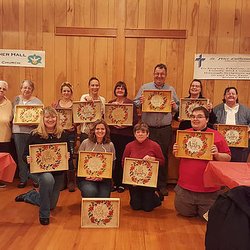 St Peter Lutheran Church - 2017 Thanksgiving Paint N Sip. All Proceeds helped the victims of the recent hurricanes