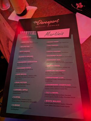 Menu photo 4 The Davenport Lounge Clear Lake Houston, TX Menu photo 4 The Davenport Lounge Clear Lake Houston, TX