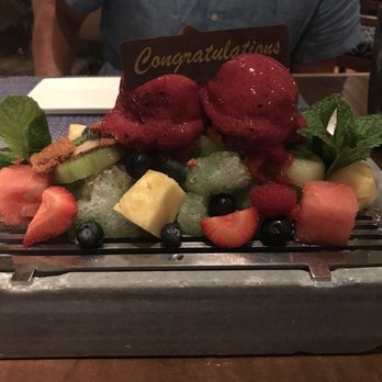 The Banyan Tree - Fresh fruit dessert with sorbet - Seafood Near Me - Kapalua, Hawaii The Banyan Tree - Fresh fruit dessert with sorbet - Seafood Near Me - Kapalua, Hawaii