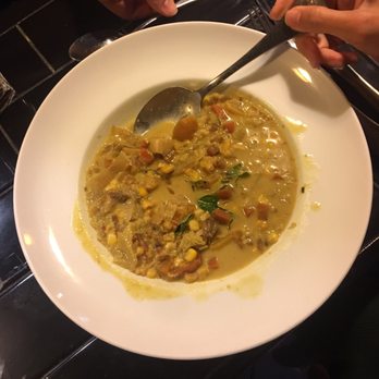 Sprig & Vine - soup of the day! thai coconut with summer squash and veggies and basil! - Vegan Near Me - New Hope, Pennsylvania Sprig & Vine - soup of the day! thai coconut with summer squash and veggies and basil! - Vegan Near Me - New Hope, Pennsylvania