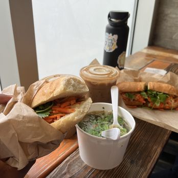 DragonEats - Five Spices Chicken Sandwich Roasted Pork Sandwich Vietnamese Coffee - Vietnamese Near Me - San Francisco, California DragonEats - Five Spices Chicken Sandwich Roasted Pork Sandwich Vietnamese Coffee - Vietnamese Near Me - San Francisco, California