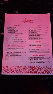 Menu photo 8 Swagyu Burger Bar San Diego, CA Menu photo 8 Swagyu Burger Bar San Diego, CA