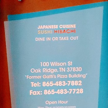 Kume - Menu - Sushi Bars Near Me - Oak Ridge, Tennessee