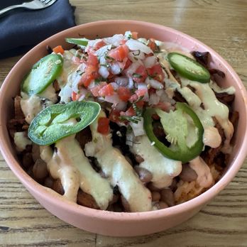 Rascal's Vegan - Burrito Bowl Al Pastor - Vegan Near Me - Santa Barbara, California Rascal's Vegan - Burrito Bowl Al Pastor - Vegan Near Me - Santa Barbara, California