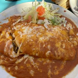 shredded beef enchilada