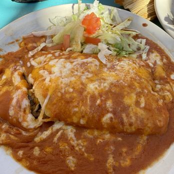 LB Cantina - shredded beef enchilada - Mexican Near Me - Florence, Arizona