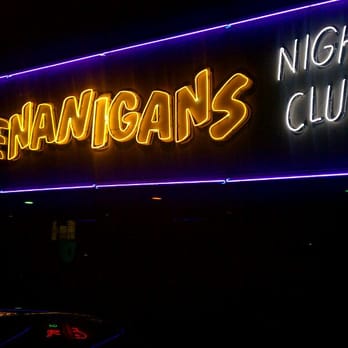 Shenanigans Night Club - neon signs - Dive Bars Near Me - Austin, Texas