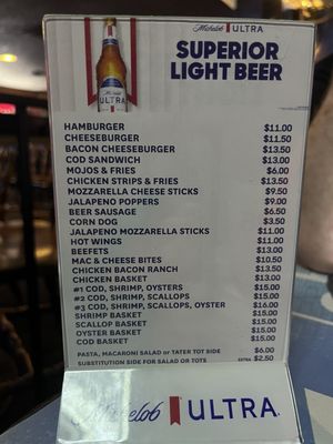 Menu photo 1 Tiny's Tavern North Bend, OR