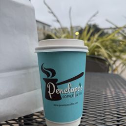 Salted caramel latte w/soy milk