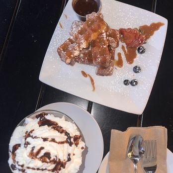 Vic's - Nutella Churro waffles with side of ice cream - Breakfast & Brunch Near Me - Martinez, California Vic's - Nutella Churro waffles with side of ice cream - Breakfast & Brunch Near Me - Martinez, California