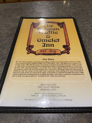 Menu photo 4 Belgian Waffle & Omelet Inn Midvale, UT Menu photo 4 Belgian Waffle & Omelet Inn Midvale, UT