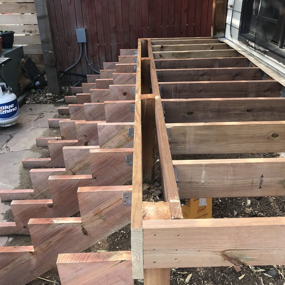 Bromfield Design Group - New deck in progress - Landscaping Near Me - Denver, Colorado